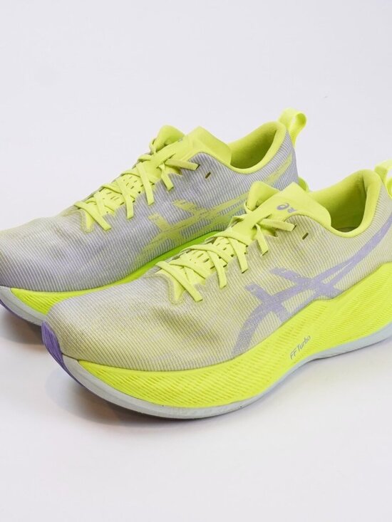 Asics Superblast 301 Hazard Green Amethyst Purple Running Sneaker - Men\'s 10.5 main image 7
